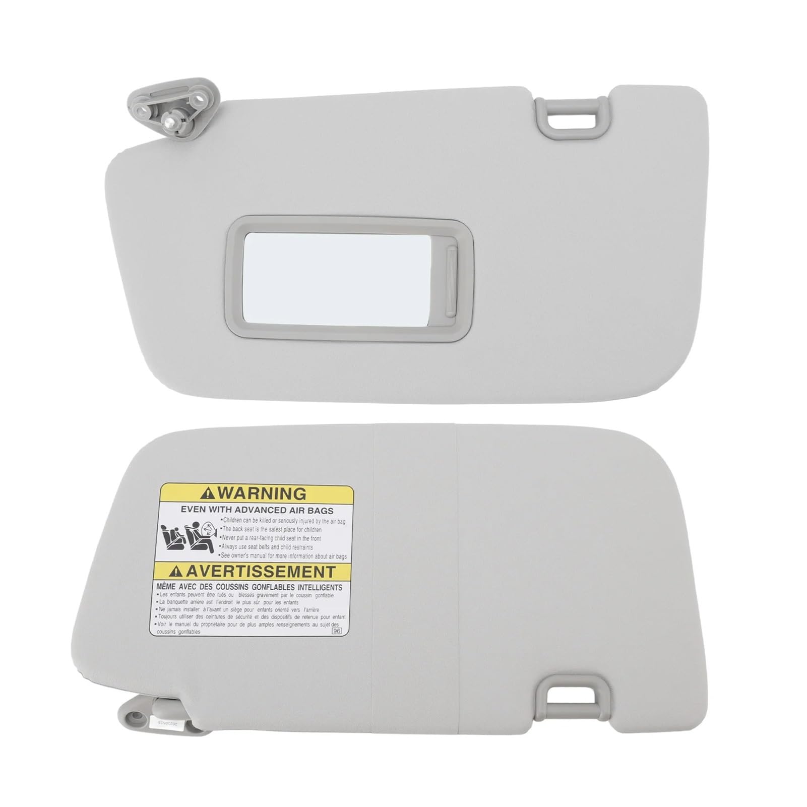 Aletta Parasole Per Subaru Per Impreza 2008 2009 2010 2011 2012 2013 2014 92011FG032ME Aletta parasole di ricambio lato guidatore sinistro grigio Parasole Interno Auto