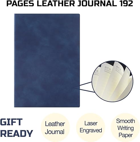 Miniatura 4 de Cuaderno de viaje personalizado de cuero para hombres y mujeres, grabado con nombre, logotipo, regalos personalizados para profesores, estudiantes,