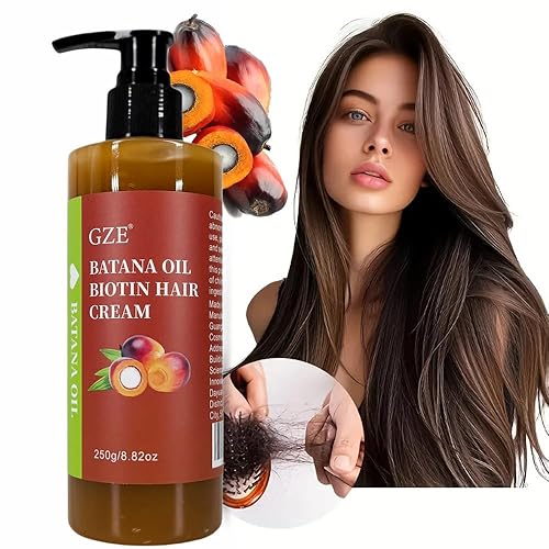 Miniatura 8 de GZE Batana Oil Biotin Hair Cream  Nutrición intensa  Hebras más fuertes  Brillo radiante