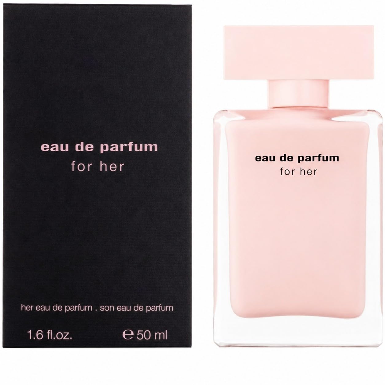 Narcis For Her Eau de Parfum Donna 50 ml | Fragranza floreale muschiata con pesca, rosa, cuore di muschio, patchouli, ambra e delicate note legnose