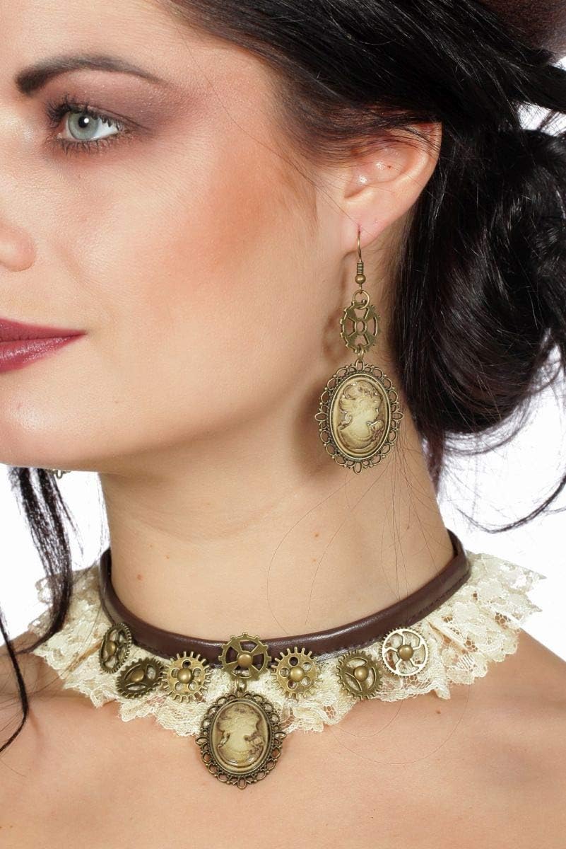 Wilbers jewellery set Steampunk choker 