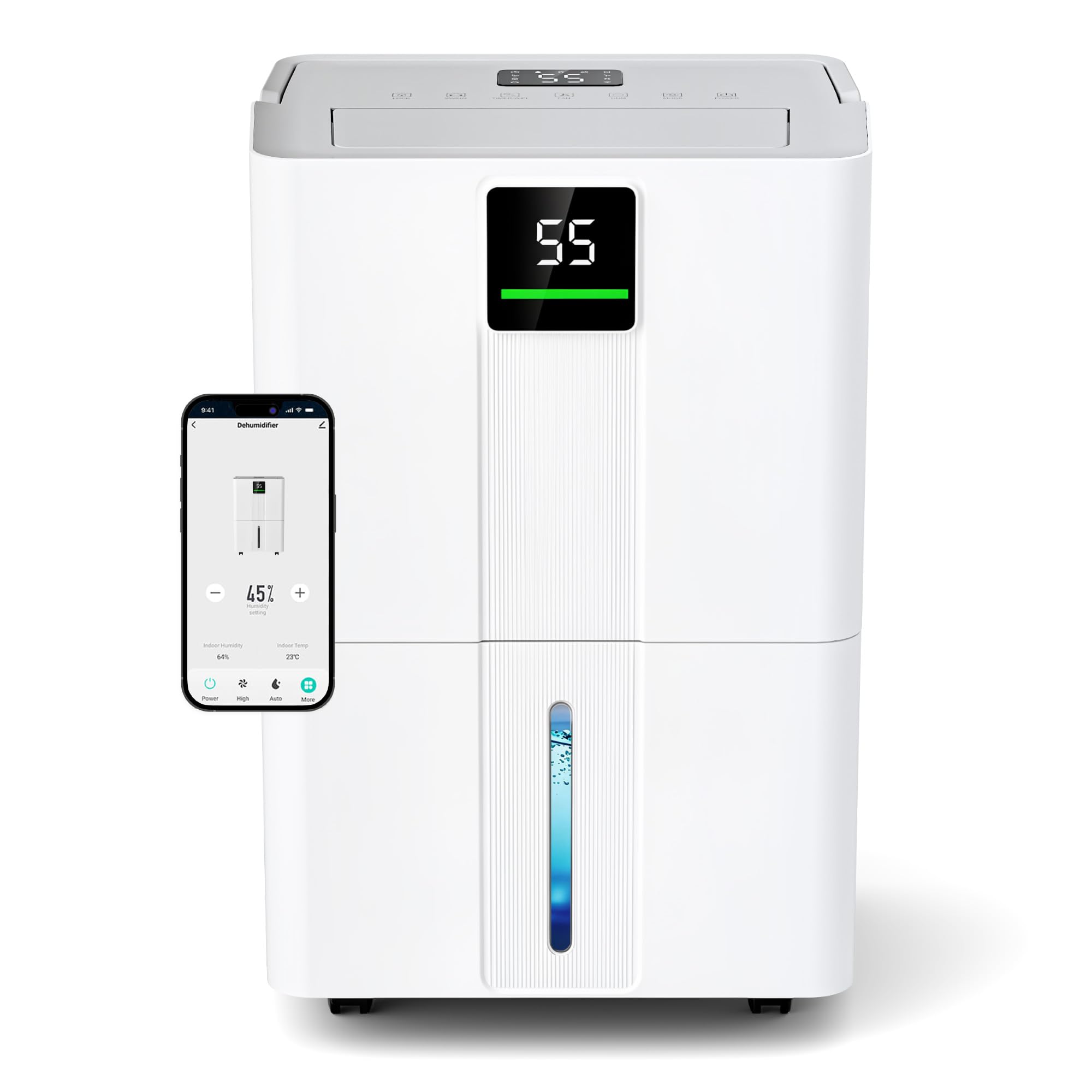 JUMMICO Deumidificatore 30L/Giorno Smart con Wi-Fi e Timer