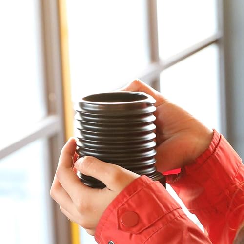 Miniatura 6 de Taza de cerámica 3D para café negro, taza de porcelana atractiva para el día de regalo, taza de tripulación duradera para hombre, padre, padre,