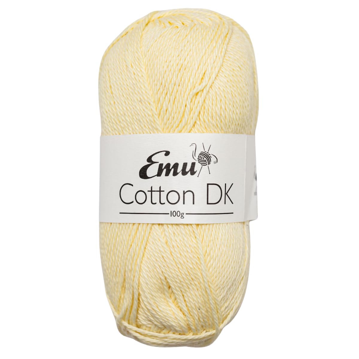 Emu Cotton DK Premium Yarn 100g Ball 208m, Primrose - 013