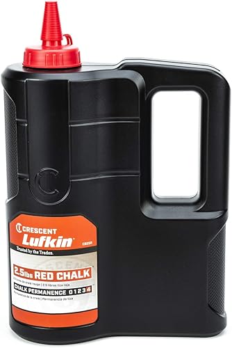 Crescent Lufkin CB25R - Recambio de tiza roja de 2.5 libras