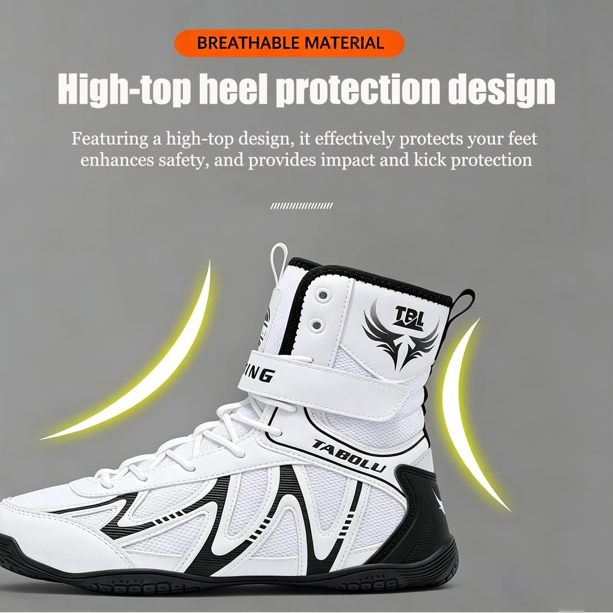 Zapatillas De Boxeo para Hombre Zapatos de Deportivas Artes Marciales Transpirables Antideslizantes Botas De Fitness Interiores para Lucha Libre Sentadillas