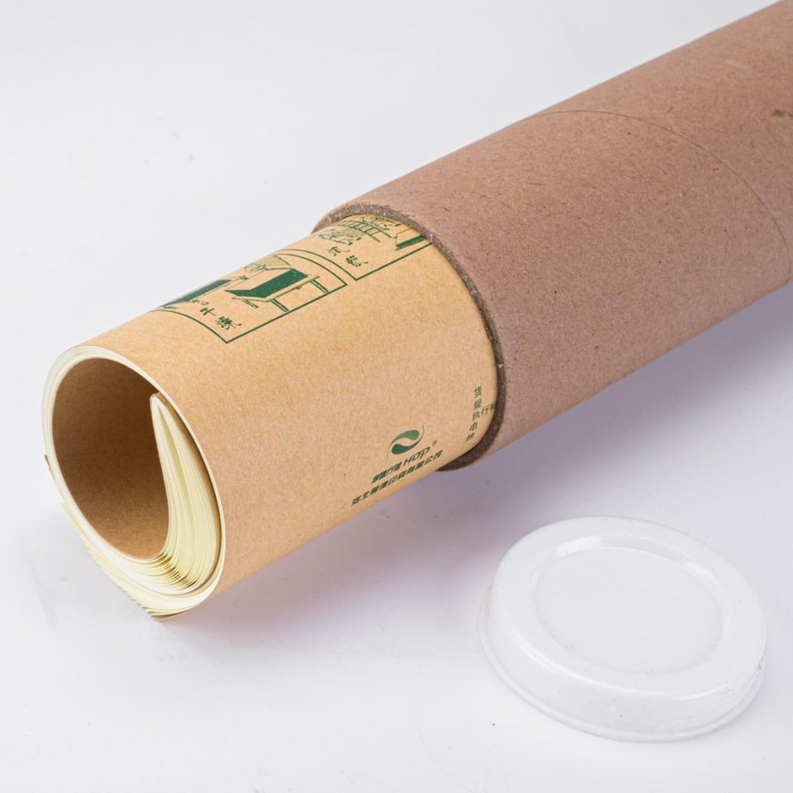 Paquete de 12 Tubos de EnvíO con Tapas para EnvíO por Correo para Empaquetar Carteles,Tubo de CartóN de Tubo de PóSter