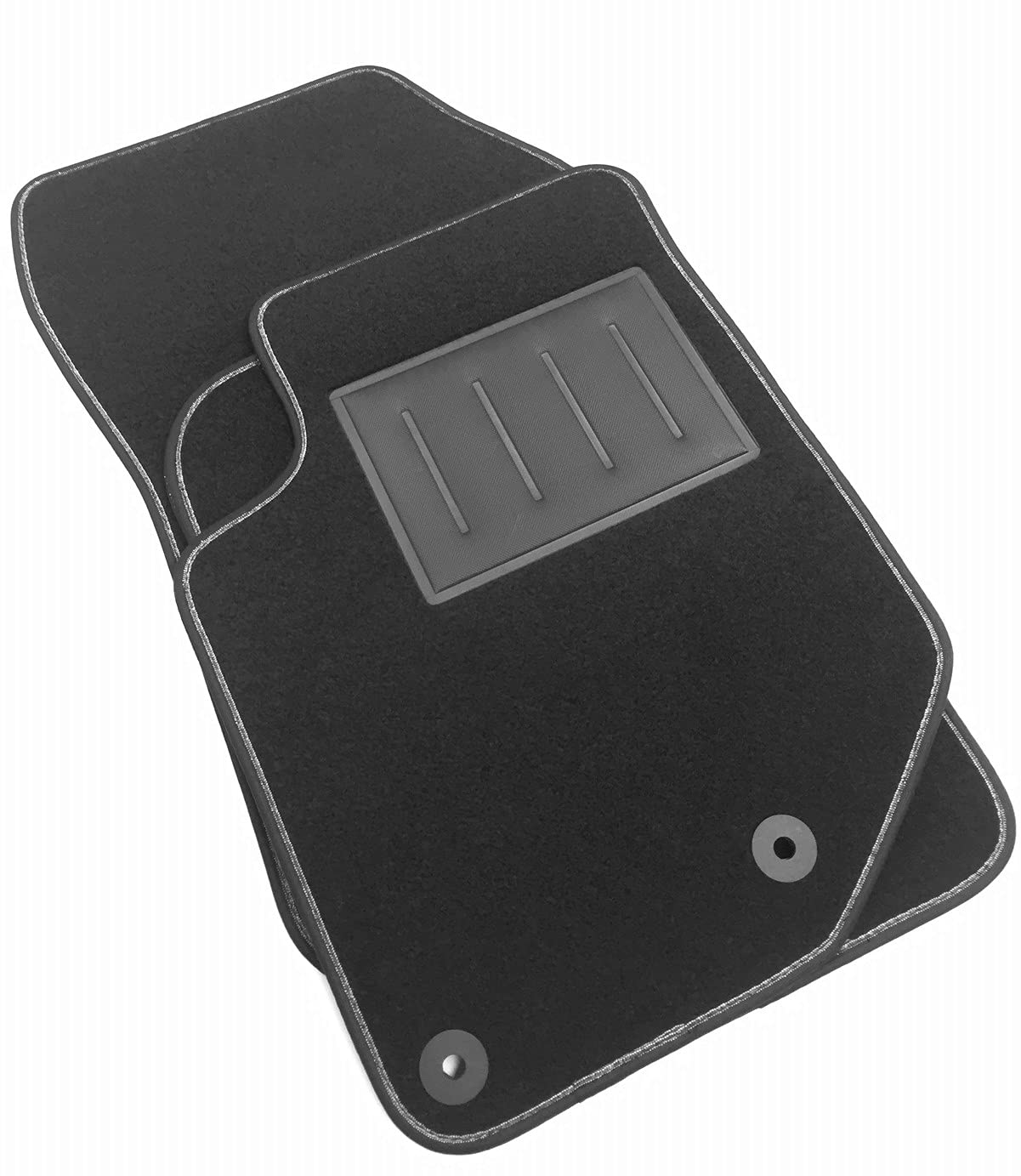 Tappetini Auto Per Opel Corsa F 2019-2025 - Moquette, Battitacco Gomma, Antiscivolo, Made In Italy