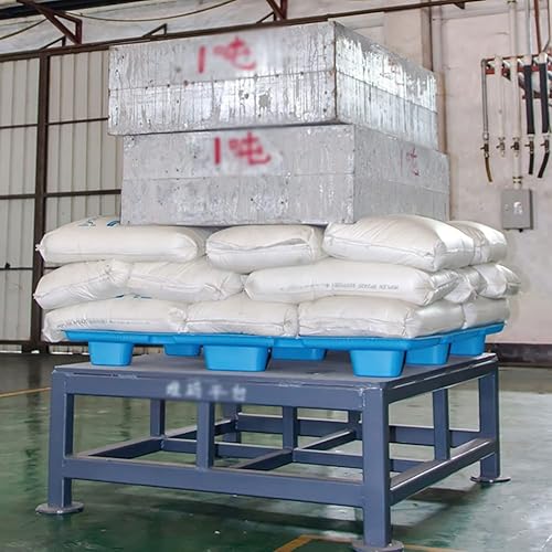 Miniatura 4 de XXIOJUN - Paleta de envío de plástico apilable azulejos de drenaje de plástico entrelazado modular para zonas húmedas cocina patio garaje áreas de