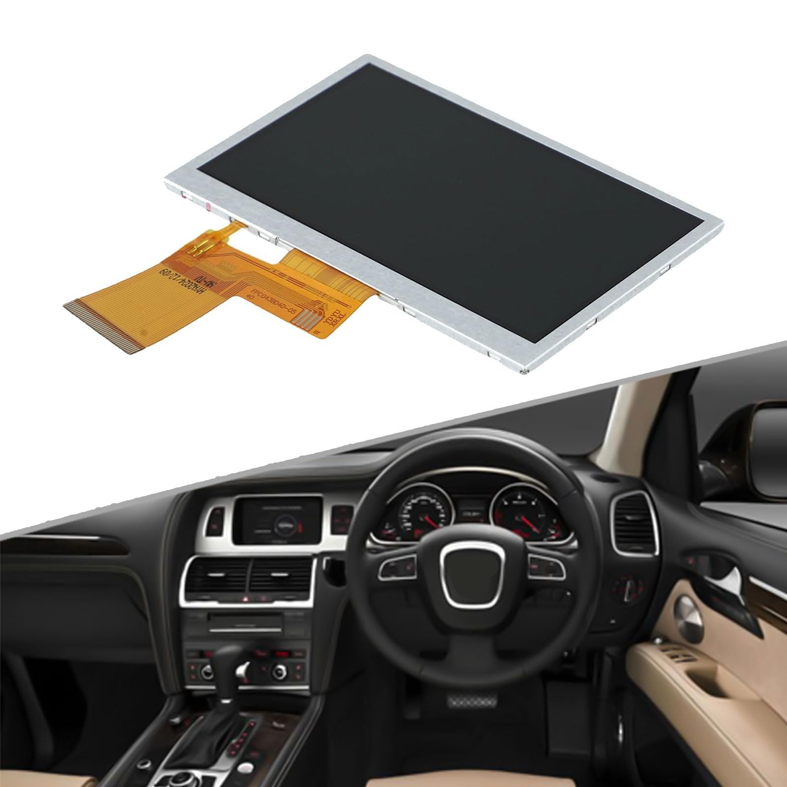 4 3-Inch Car TFT LCD Display 480x272 HD 40-Pin Interface Replacement Monitor — view 5