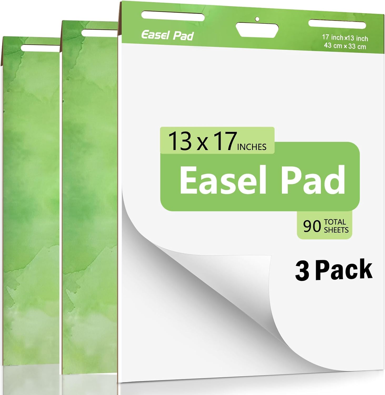 Sticky Easel Pad, Anchor Chart Paper, Our Sticky Easel Pads measure 13 x 17 inches, Featuring Self-stick Chart Paper Designed with Exceptional Adhesion Perfect for Teachers, Professionals, and Educators Alike, 30 Sheet/Pad, 3 Pads (1, Line)