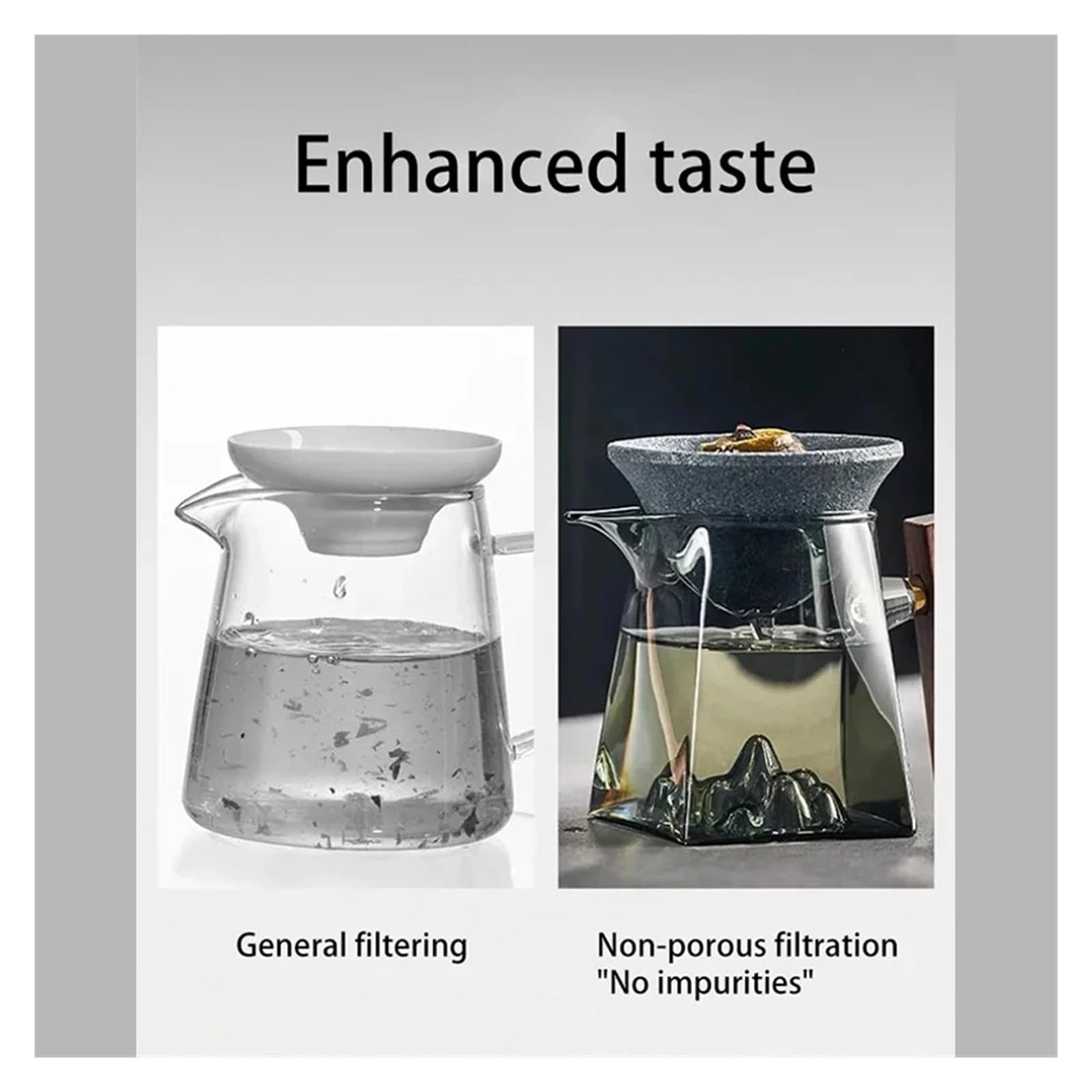 Teesieb aus Keramik Multifunktionaler Kaffeefilterbecher, Keramik-Teesieb, mikroporöser, wiederverwendbarer Keramikfilter for Aufbrühen von Tee und Kaffee für Familie und Büro(A)