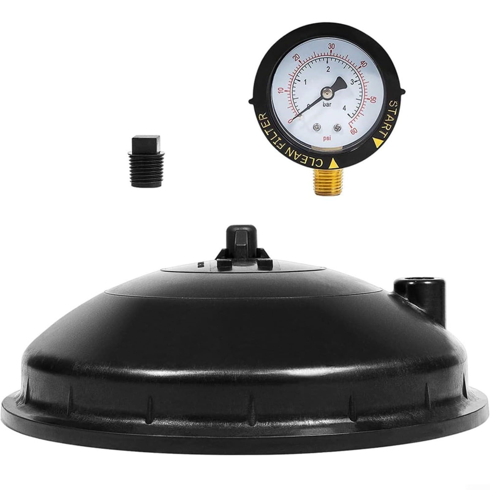 Ventiloberteil Komplettset für Paramount für pcc 2000, mit Manometer | PVC, Steel, Brass; Fits für pcc 2000, für cyclean; Hydro-powered, No Electricity; 2-12 Ports; Includes Pause Assembly
