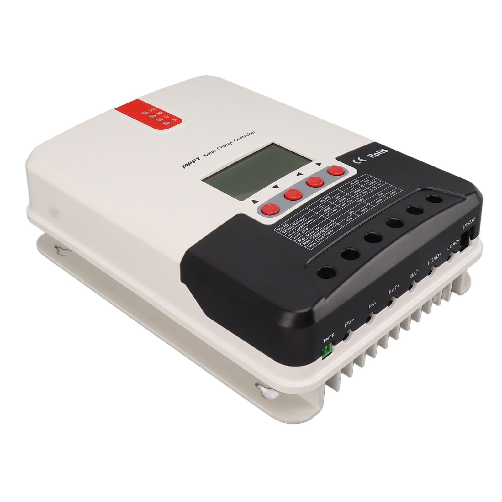 Regolatore di Carica Solare MPPT 40A 12V 24V Rilevamento Automatico