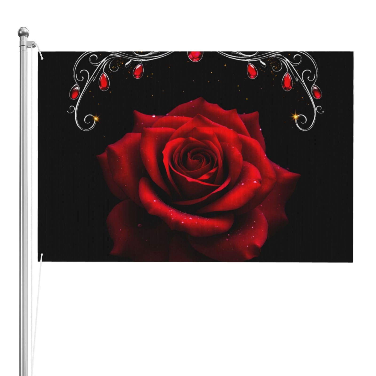 Drapeau d'extérieur double face en polyester pour sublimer la terrasse et la maison en toute saison