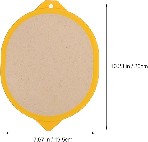 Miniatura 7 de Cabilock Tabla de cortar de plástico para cortar frutas y cortar servir con forma de limón lindo corte para cocina casera tabla de cortar limón