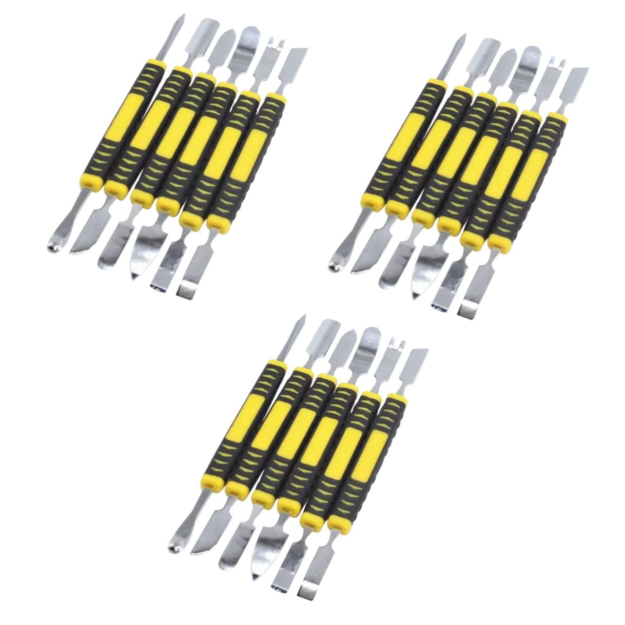 Kit Di Spudger In Metallo Per Riparazioni Elettroniche - 6 Pezzi, Doppia Estremit&agrave;, Per Smartphone E Tablet