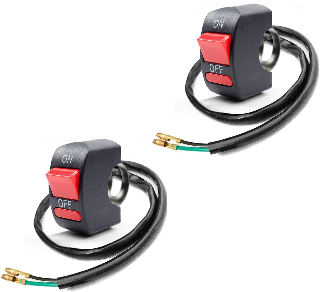 Greluma Interruttore a Levetta On Off Manubrio Motociclo per U5 U7 U2 LED Faro Scooter