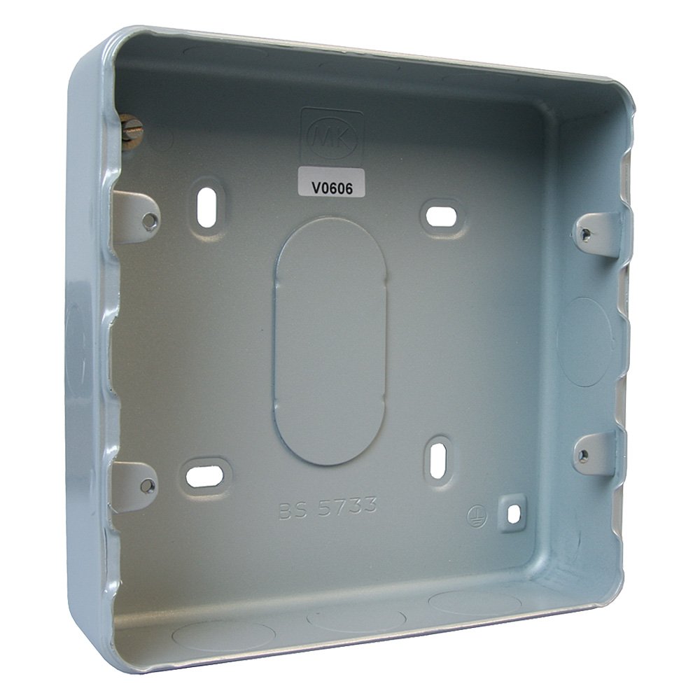 MKElectric Metalclad/Albany 6/8 Gang Box with Knockouts