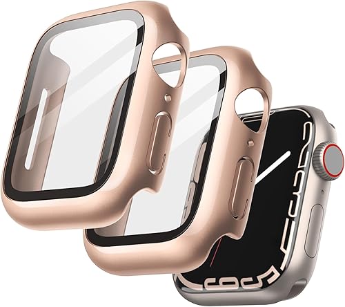 Vista 14 de JETech Funda con protector de pantalla para Apple Watch SE 3/2/1 (2025/2022/2020)/Series 6 5 4 de 1.732 pulgadas, cubierta protectora total