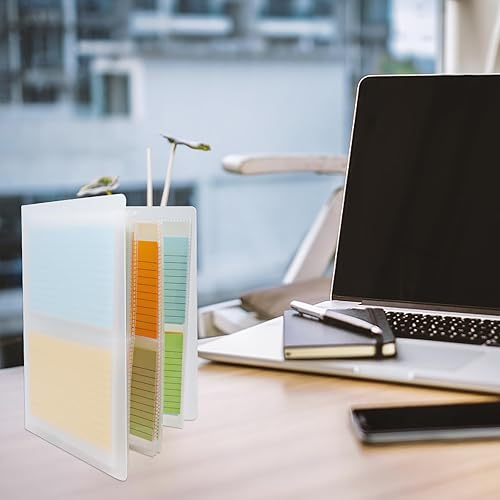 Miniatura 6 de Bercoor 3 Pack 3 x 5 Index Cards Holders, Holds 240 Pieces Cards, Organizer Pouches Book Binder for Note, Study and Recipe