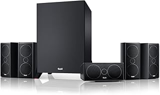 Teufel CONSONO 35 MK3 5.1 Sound System Home cinéma avec Micro Satellites Hi-FI, Haute intelligibilité vocale, Caisson de Basses Puissant (sans Fil en Option) - Noir