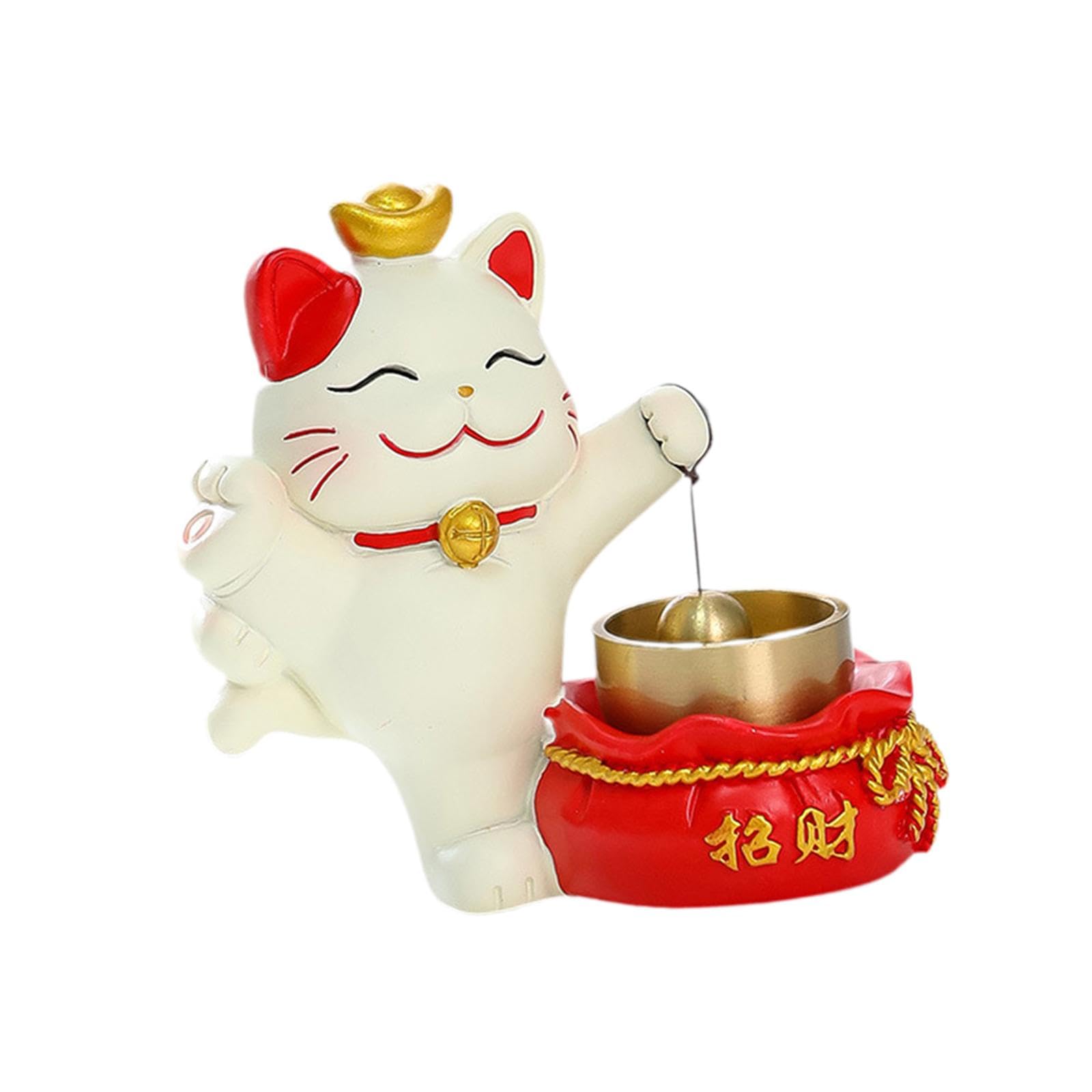 Amazon | XLWLLNJ 庭とゲートの入り口のためにチャイムを掛けている猫