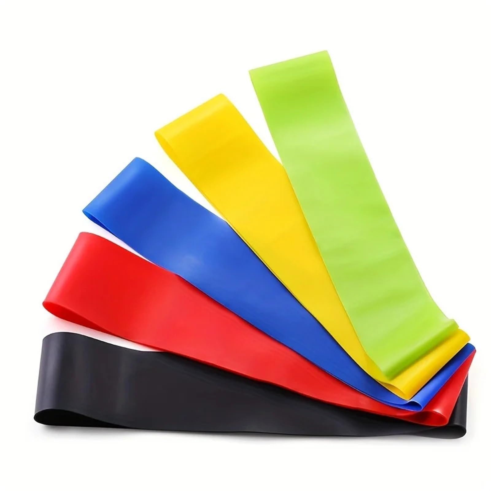 5 fasce elastiche di resistenza for fitness, allenamento a casa, yoga, sport per Allenamento