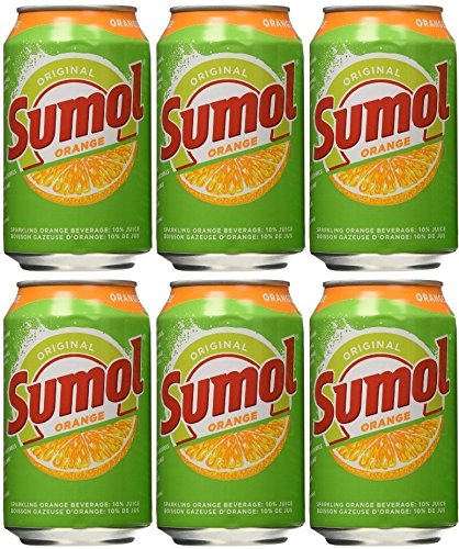 SUMOL Sparkling Orange Beverage 12 oz. (6 pack)