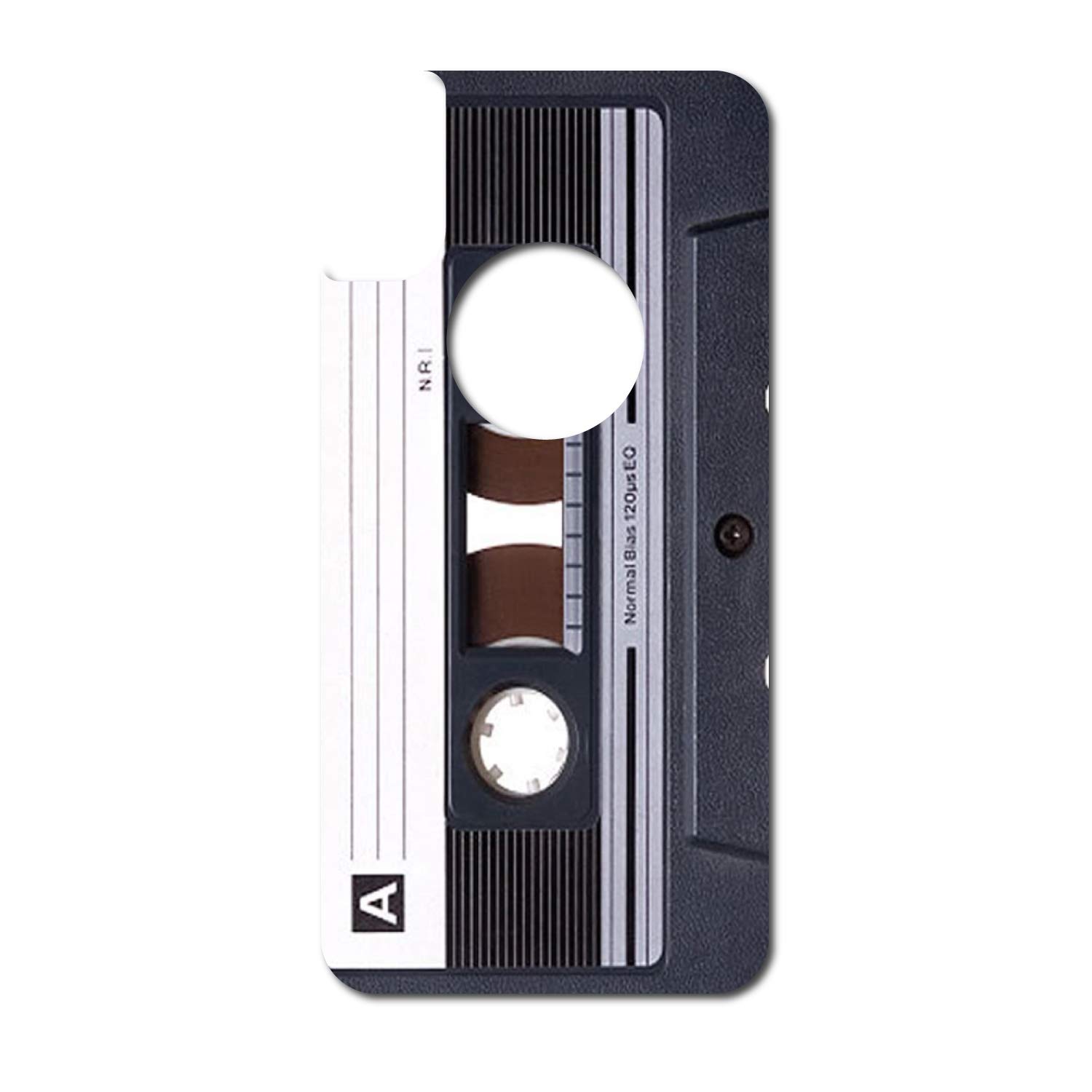 DistinctInk Custom Skin/Decal Compatible with OtterBox Commuter for iPhone X/XS (5.8" Screen) - Audio Cassette Tape