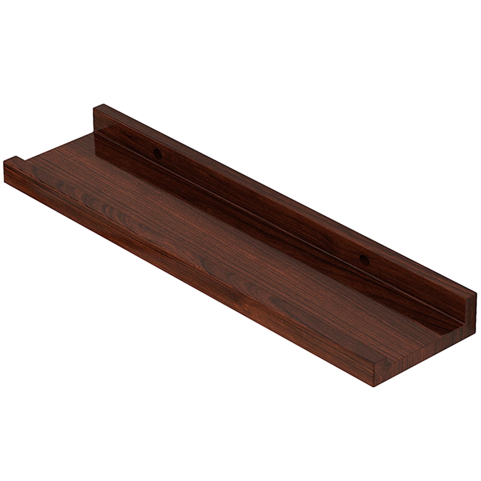 Étagère murale en bois noble pour une décoration intérieure épurée