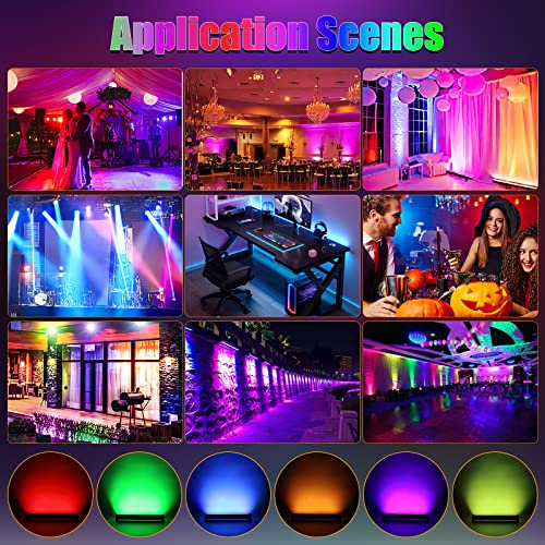Meikee Led Wall Washer Lights, 25W Dimmable Stage Lighting Ip66 Waterproof For Outdoor Indoor, App Control Dj Light Bar, 4 In 1 Strip Lights Low Voltage 12/24V, With Connectors & Require Wiring #TOP5