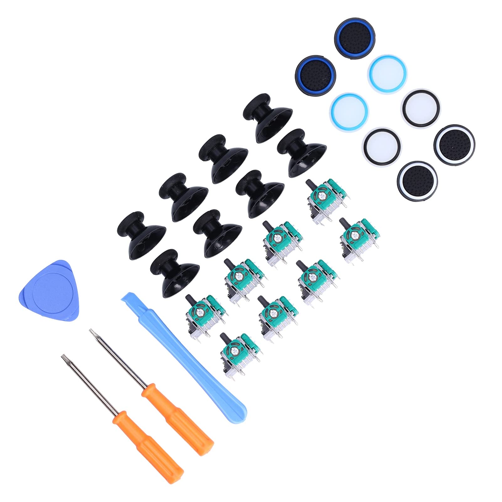 Kit de Joystick para One, Piezas de Repuesto para el Controlador One Compatible con el Controlador Regular S 1st 360(QM21071011 (Color Puro))