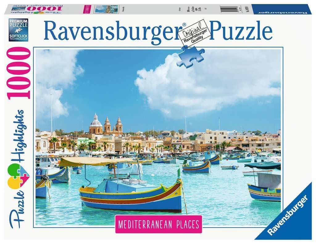 Ravensburger Puzzle, Malta, 1000 Parça