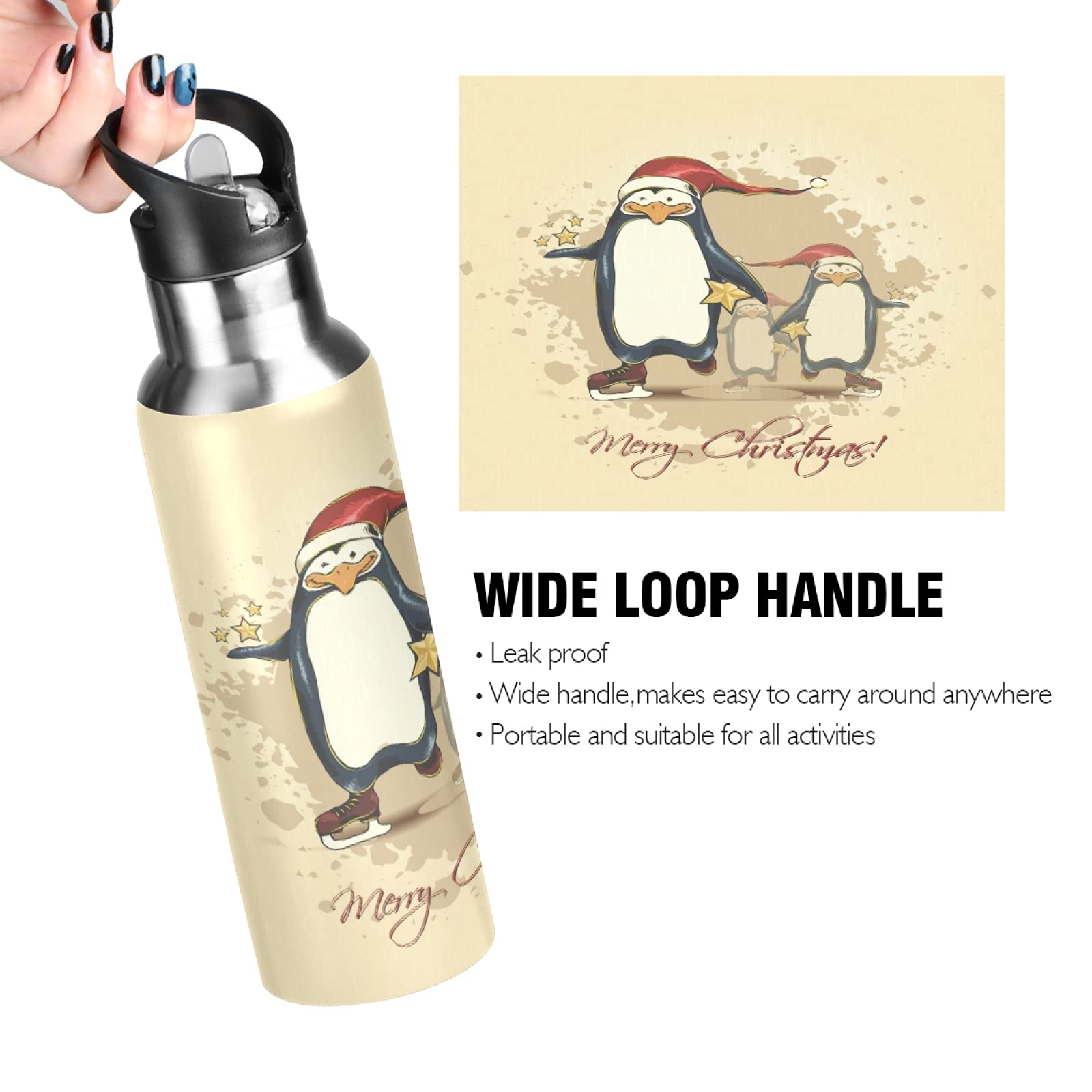 Botella De Agua Con Pajita, Termo Kawaii De Acero Inoxidable, Taza De Dibujos Animados, Planeta