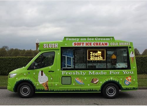 Miniatura 5 de 110244 Ice Slush - Letrero de neón con luz LED de neón (12 x 8 pulgadas, rojo)