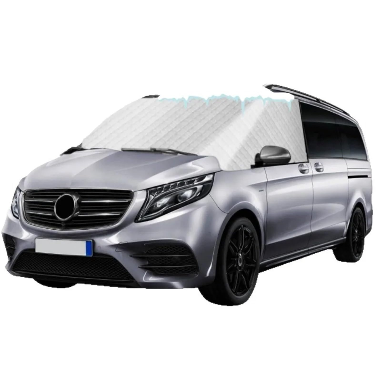 para Benz para Vito W447 2014-2024 Cubierta De Parabrisas para Hielo Y Nieve RV Ventana Delantera Parasol Bloque UV Parasol Coche