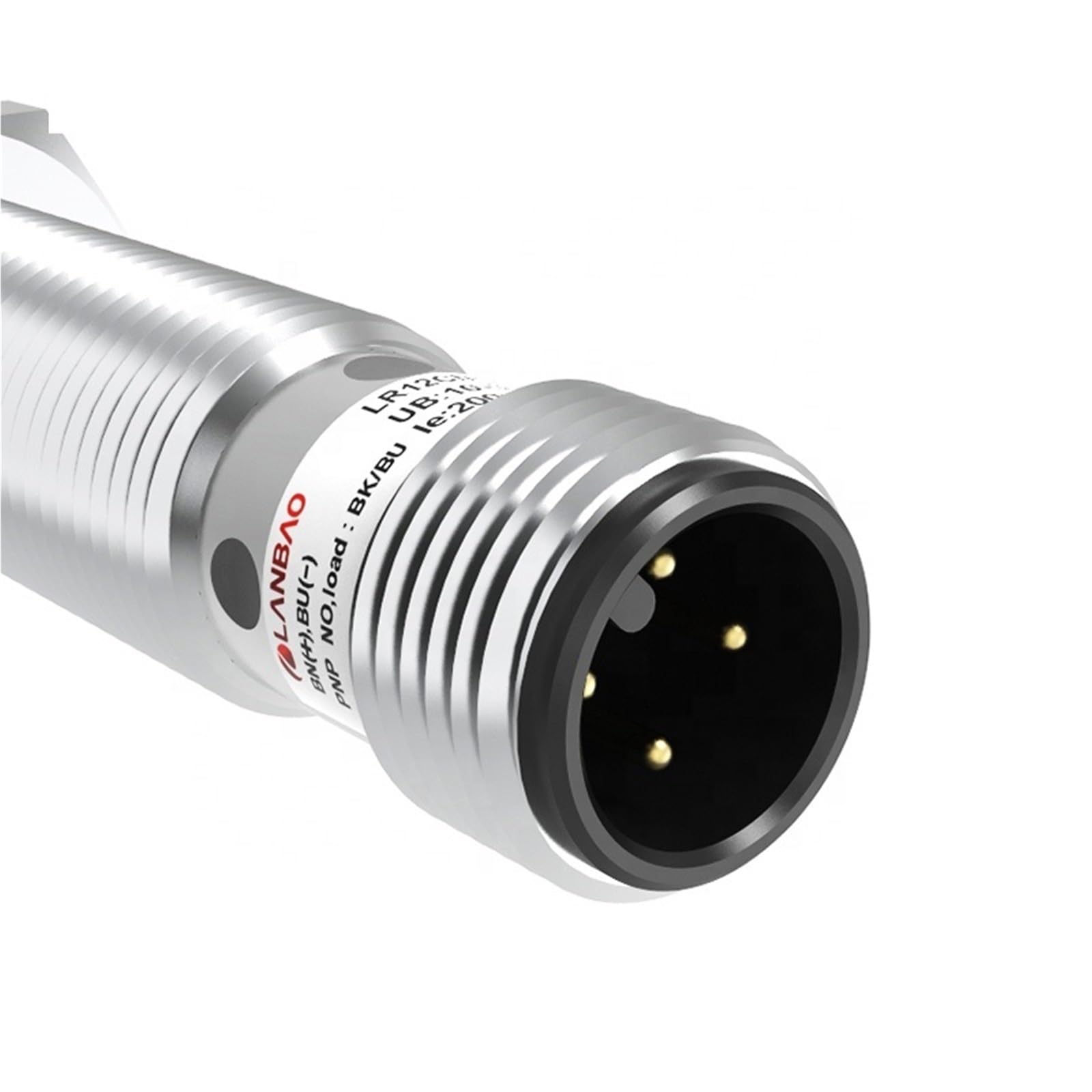 Miernik Decybeli, M4 M6.5 M12 M18 M30 Metalowy cylindryczny indukcyjny czujnik zbliżeniowy o zwiększonej odległości z kablem 2 m | LR05X-Y