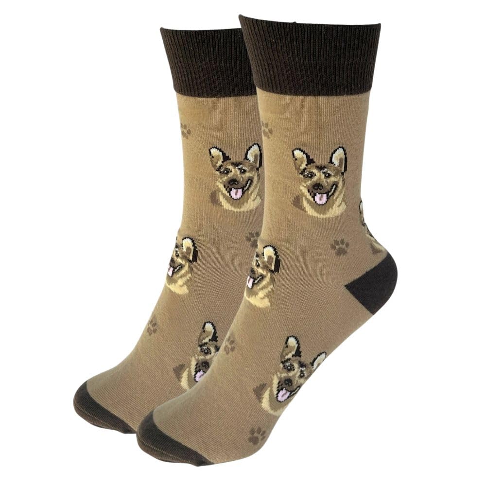 Men's Dog and Bird Lover Socks, Plush Cotton Mix, Vibrant Colours | Novelty Dog Lover Gift
