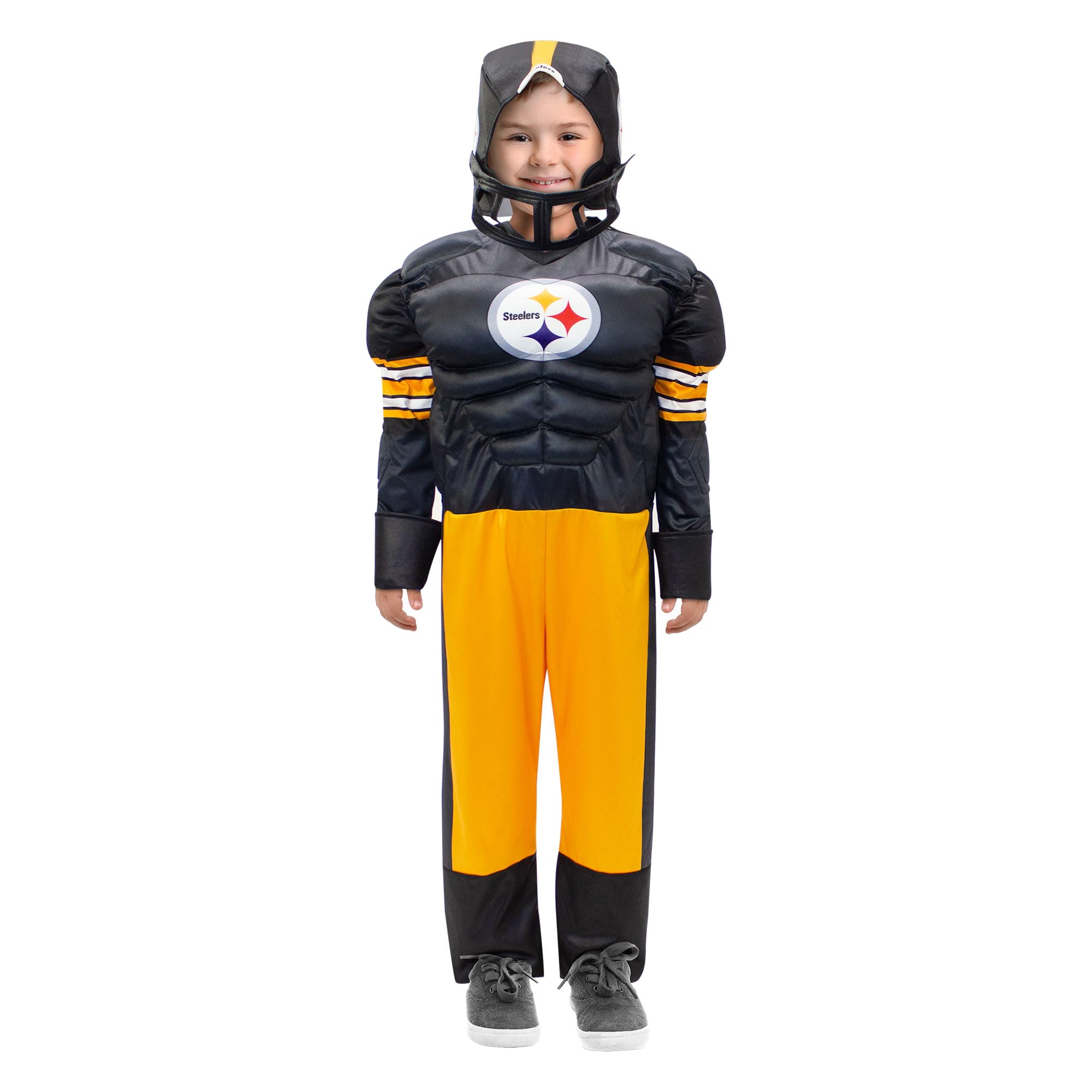 Jerry Leigh Toddler Black Pittsburgh Steelers Game Day Costume