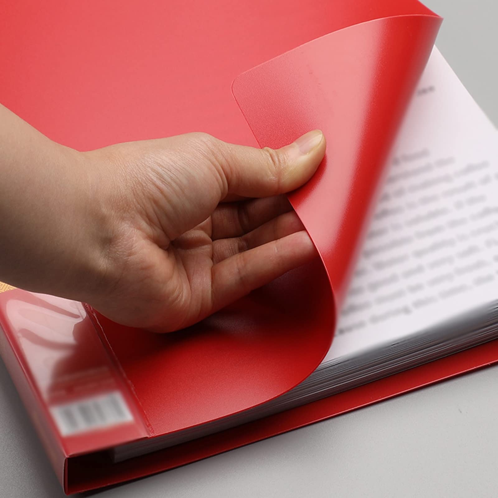 Czerwone schowki formatu A4 i Letter Mocna teczka z podwójnym klipsem Organizator plików kontraktowych Segregator prezentacji Materiały biurowe Artykuły papiernicze Rozszerzanie teczek(10 pack)