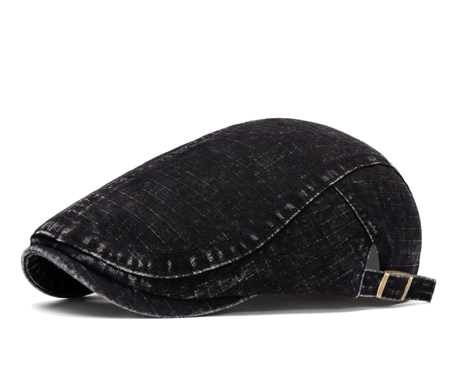 Quanhaigou Unisex Denim Newsboy Hats Flat Ivy Gatsby Cabbie Driving Berets Hat Cotton Dad Cap for Men Women