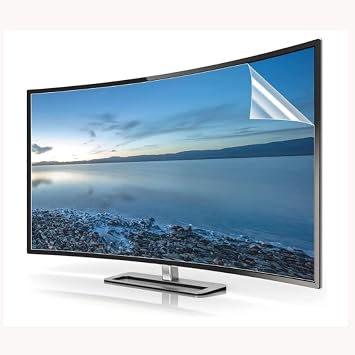 Anti Glare Film for TV 32-55 Inch, Frosted TV Screen Protector Glare Reducer, Out Blue Light Shield UV and Radiation Filter, for LCD Display55 inch 1211x682mm