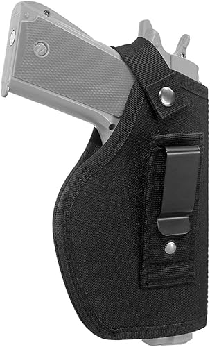 Funda interior de la cintura para funda oculta para pistola de transporte oculto para mini pistolas compactas compactas de tamaño completo,