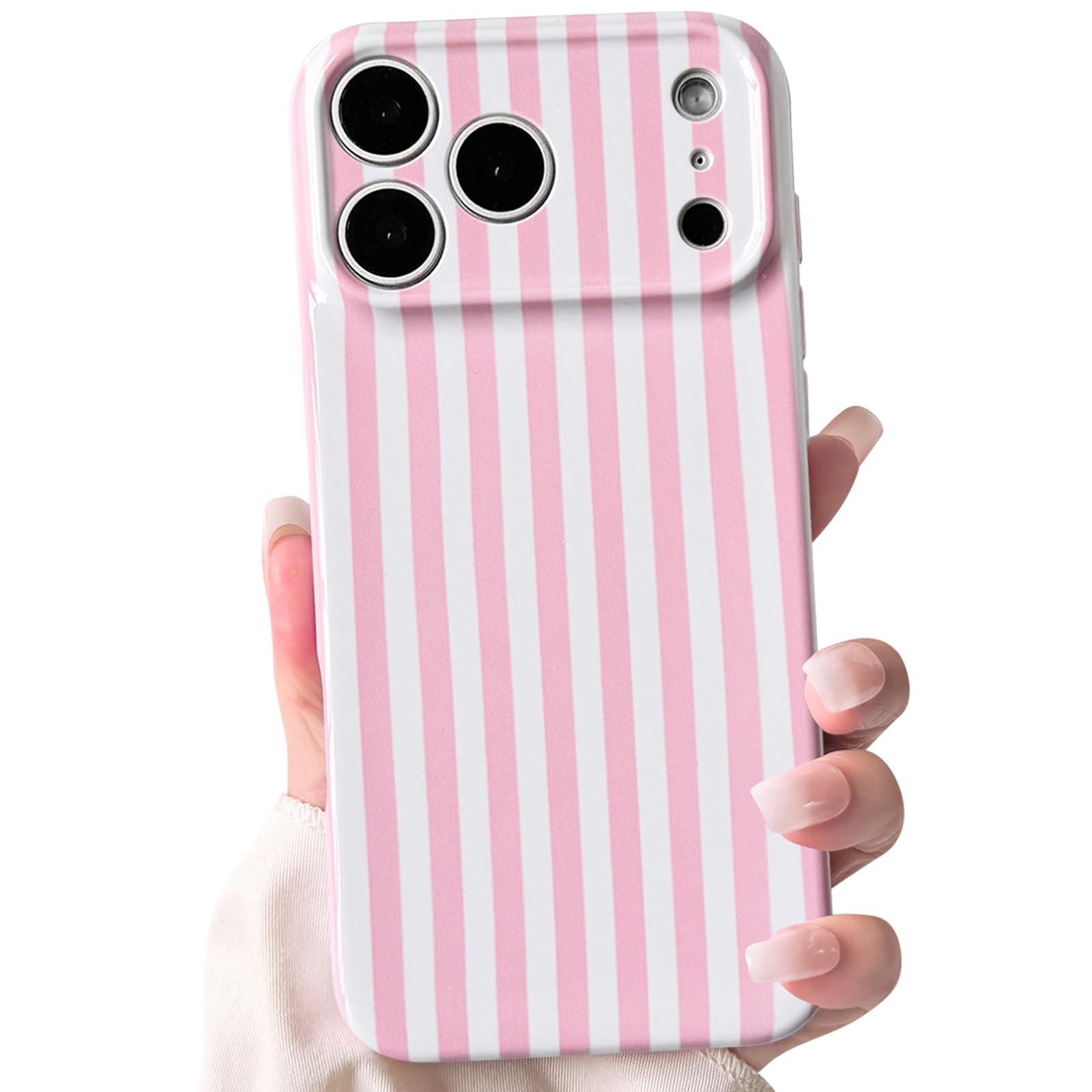 Lovmooful Compatible for iPhone 17 Pro Case Cute Aesthetics Color Slim - iPhone 17 Pro - pink