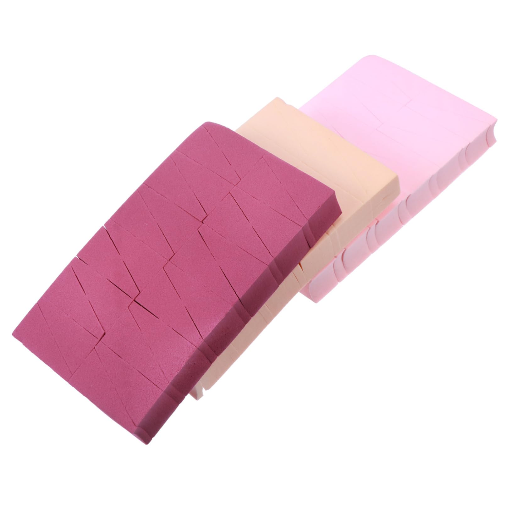 POPETPOP 216pezzi Spugne Per Trucco Triangolari Per Fondotinta Liquido Applicatori Riutilizzabili e Resistenti Per Make-up Professionale e Uso Quotidiano