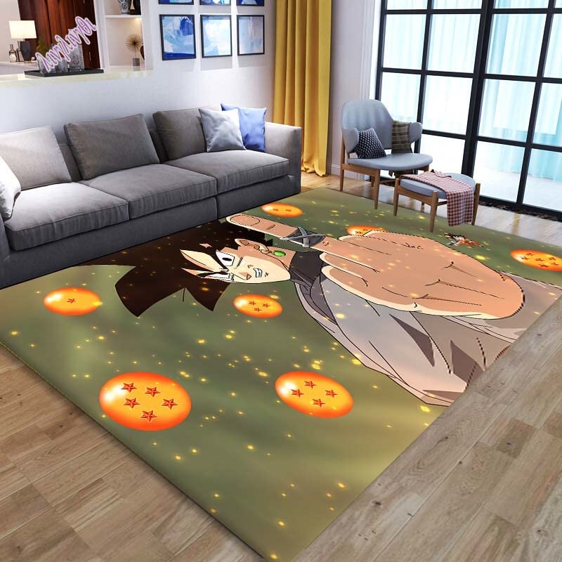 Dragon Ball Anime Alfombra Sala De Estar Dormitorio Alfombra De Cabecera Sala De Estudio Japonesa...