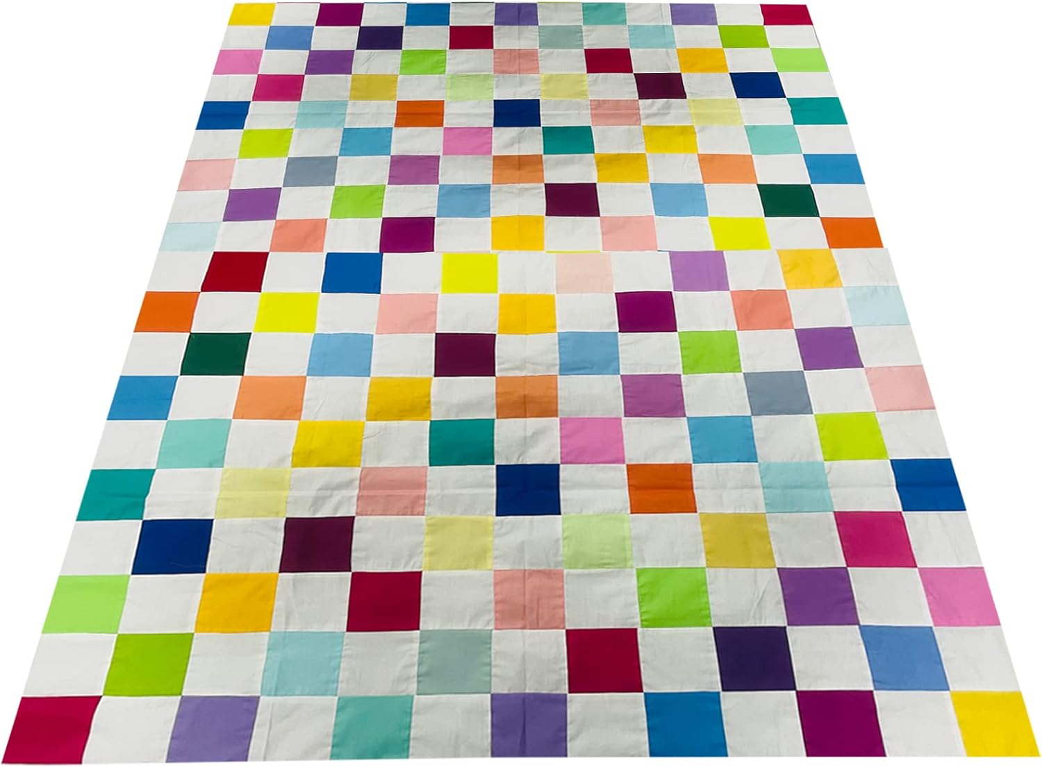HANPATQUI 50PCS 12 x 12 inch Solid 100% Cotton Fat Quarters Fabric for Sewing and Quilting Bundles Precut Fabric Square for DIY Craft Patchwork