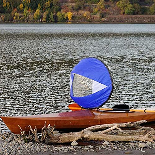 GlobalNiche® 42in Portable PVC Downwind Wind Paddle Instant Popup Board Blue White
