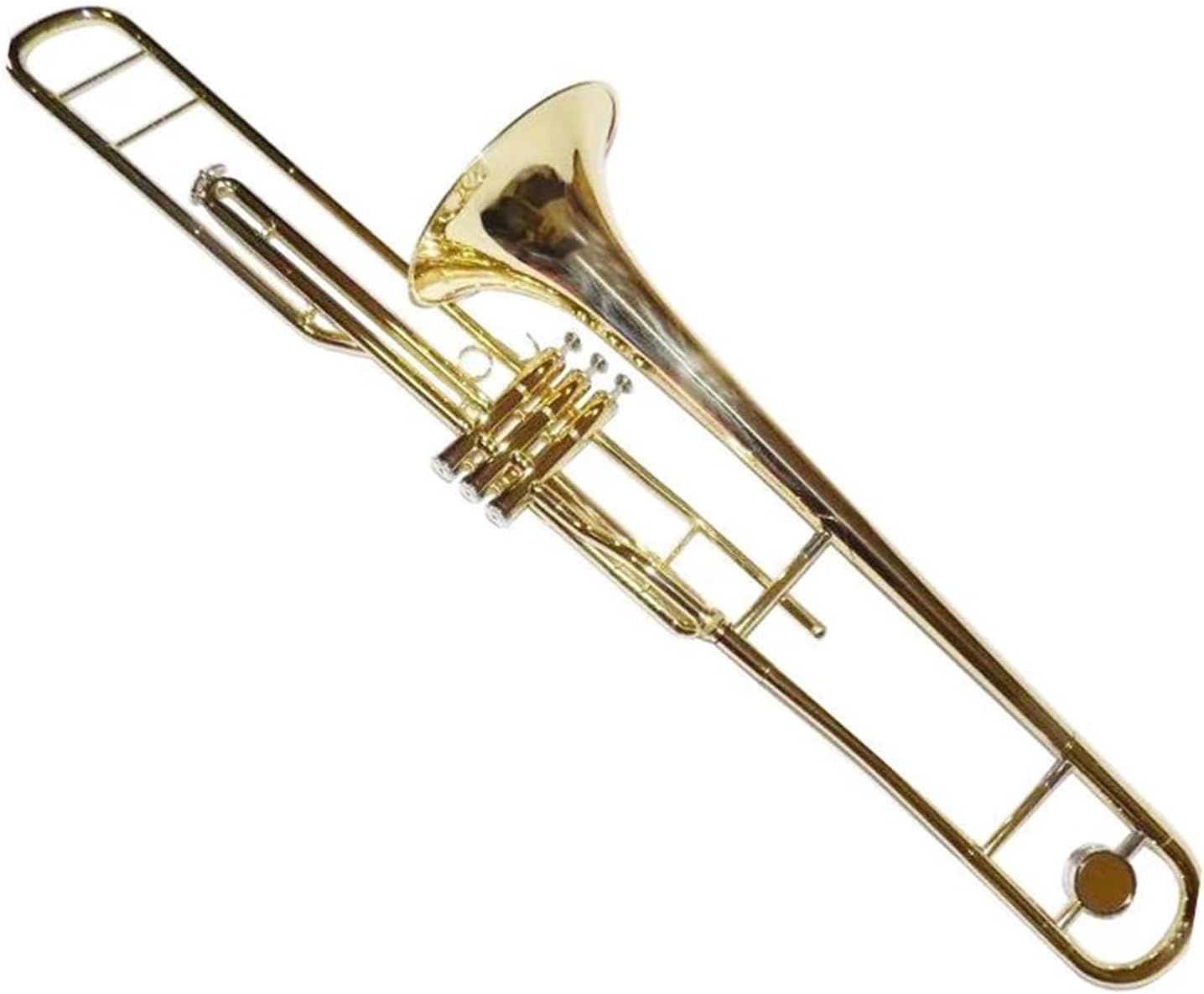 トロンボーン楽器 Bb ピストン トロンボーン 楽器 イエロー 真鍮